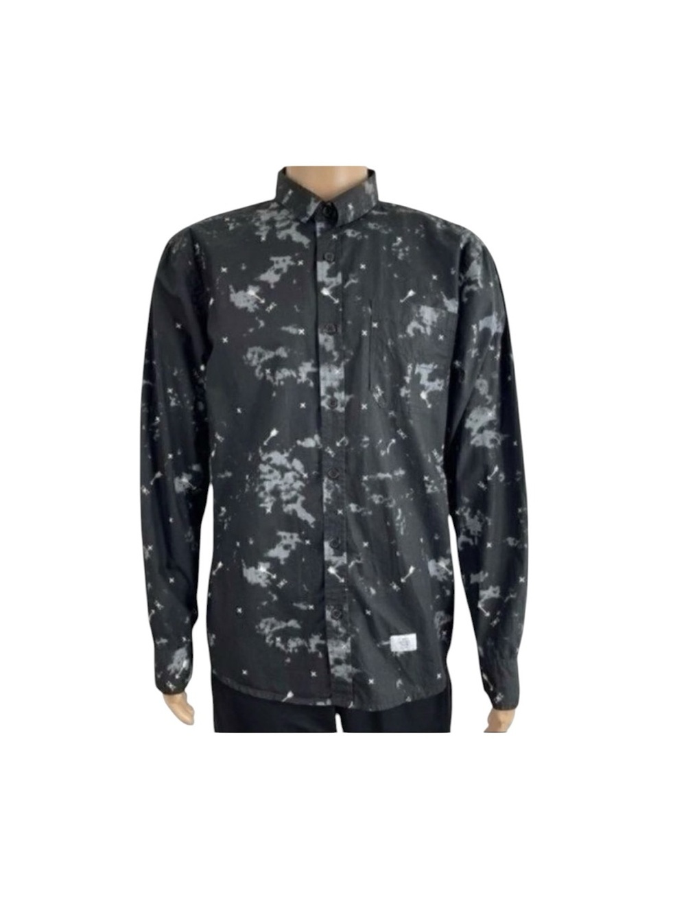 US VERSUS THEM button down arrows Long Sleeve shirt size XL